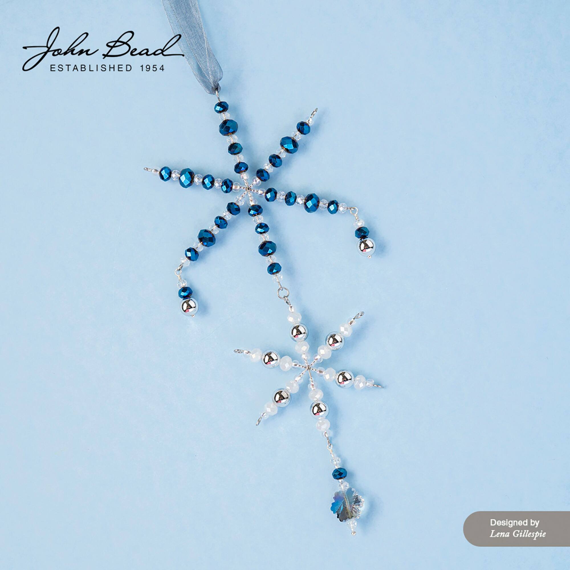 Crystal Lane DIY 7" Lampwork Designer Holiday Glass Bead Strand